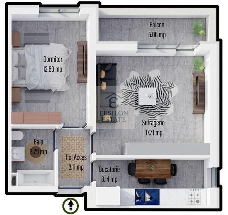 Militari Ap. 2 cam. martie 2026 zona Militari Residence
