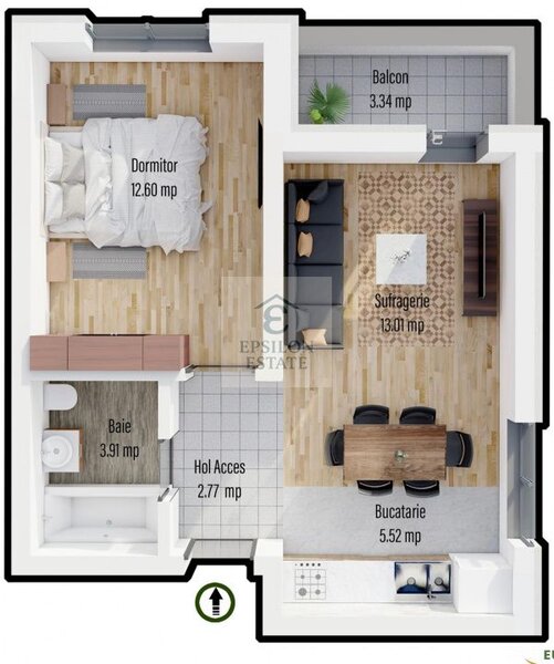 Militari Ap. 2 cam. martie 2026 zona Militari Residence